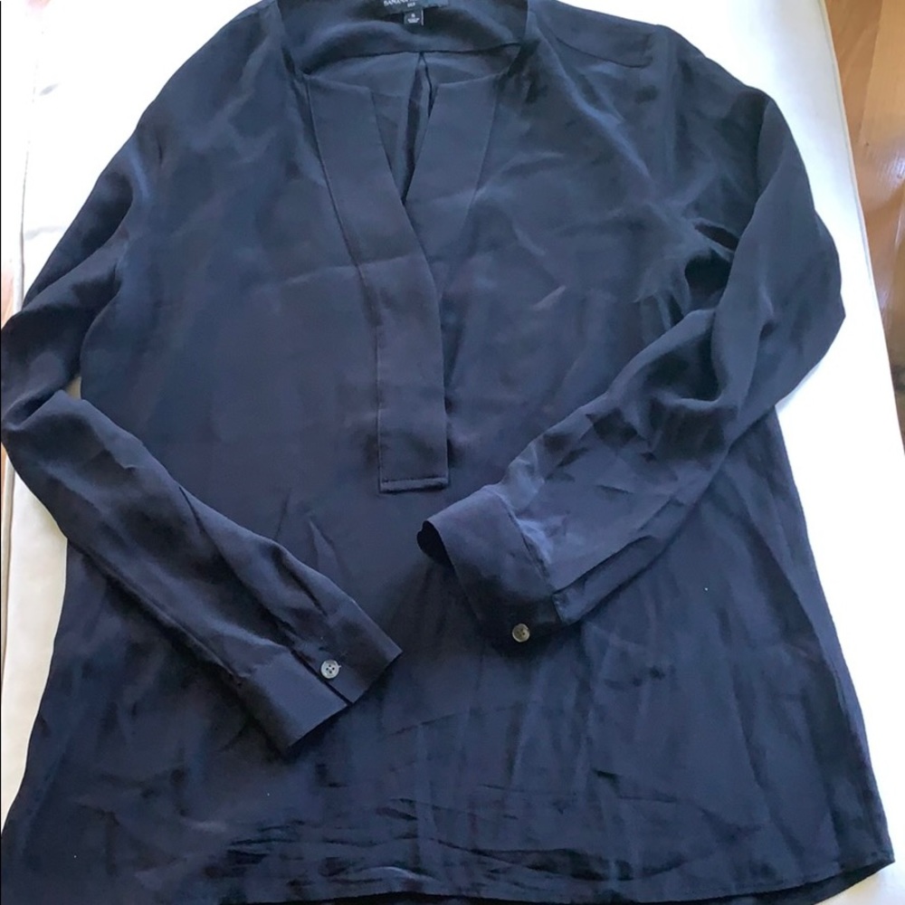 Black Silk Blouse